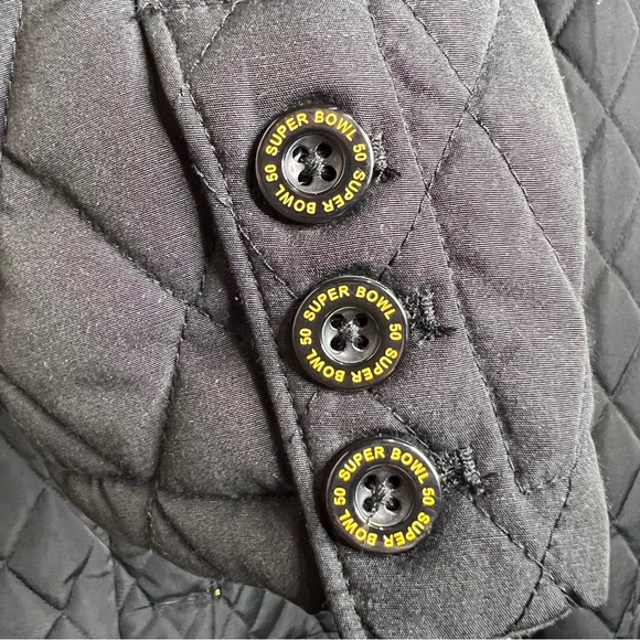 NFL Super Bowl 50 Golden Anniversary Quilted Winter Coat - Picture 4 of 14